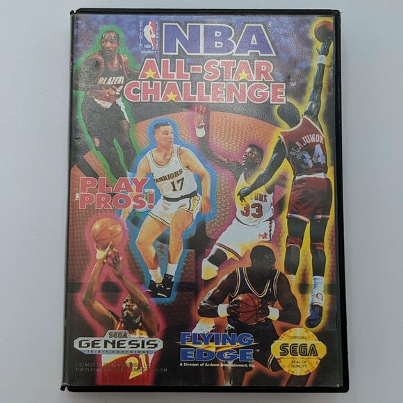 Sega Genesis Video Game Lot Mortal Kombat NBA All-Star Challenge - Picture 5 of 10